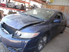 2009 Honda Civic EX Navy Blue Coupe 1.8L Vtec AT #A24901
